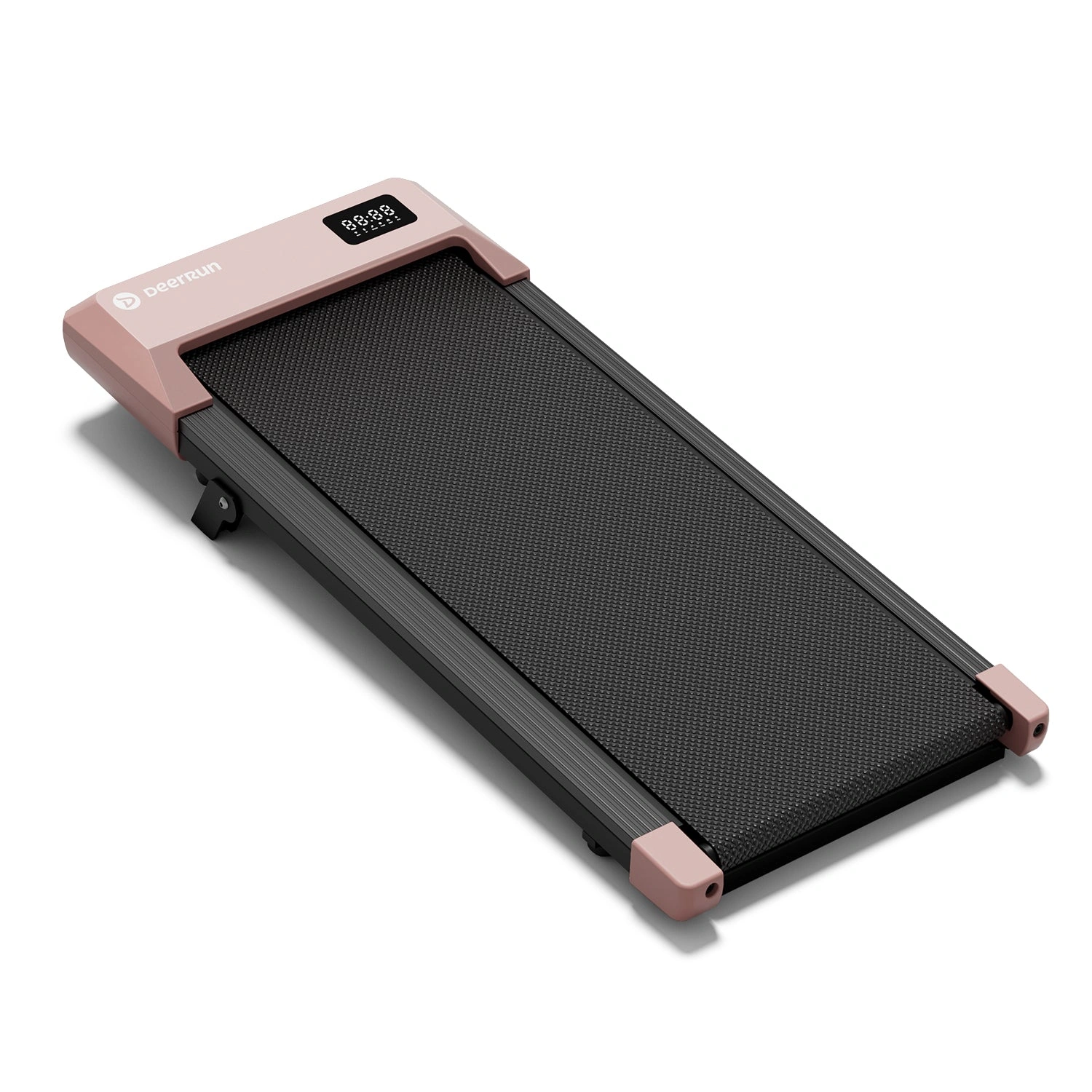 Manufacturer image of the DeerRun Q2 Urban with Rose Gold colored housing ends and a black walking belt