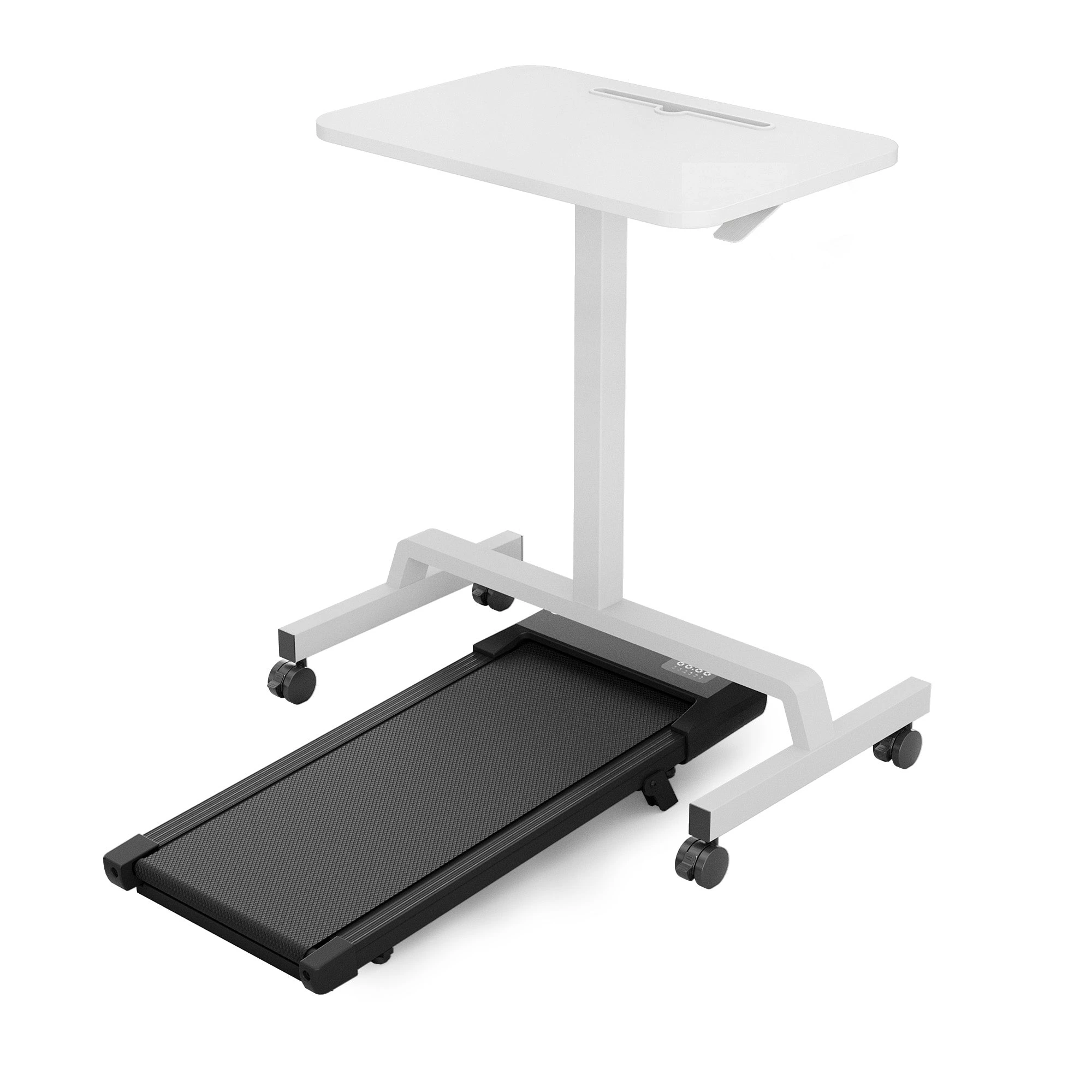 Casual Walk manual/gas-assisted desk SKU DR-BA10-B-Black-with hand desk and Pro Incline electric desk SKU DR-BA10-B-Black-With Electric desk are explicitly separate plans within this article. manufacturer product image