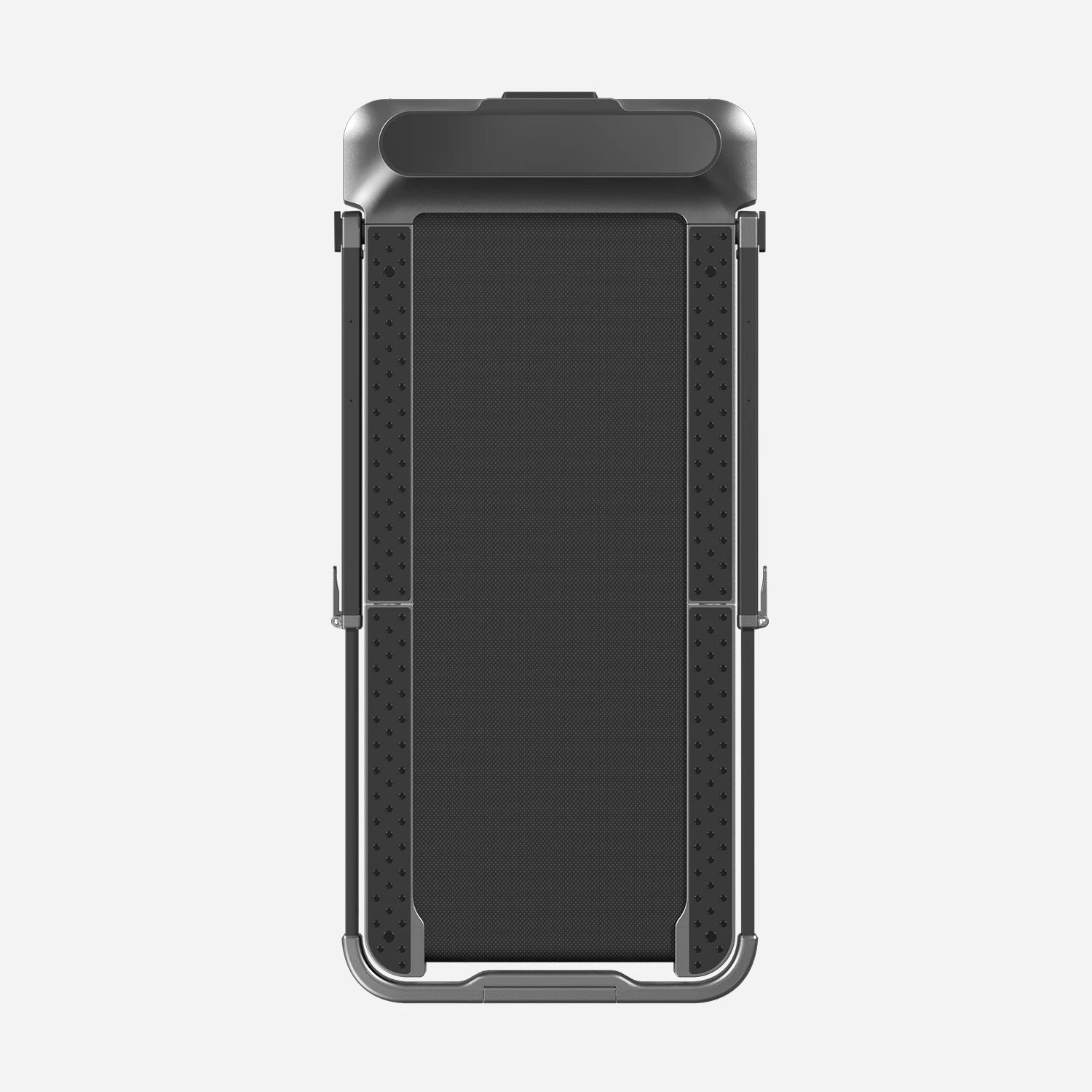 WalkingPad manufacturer image showing the exact R2 treadmill folded; rendering versus photography is unconfirmed.