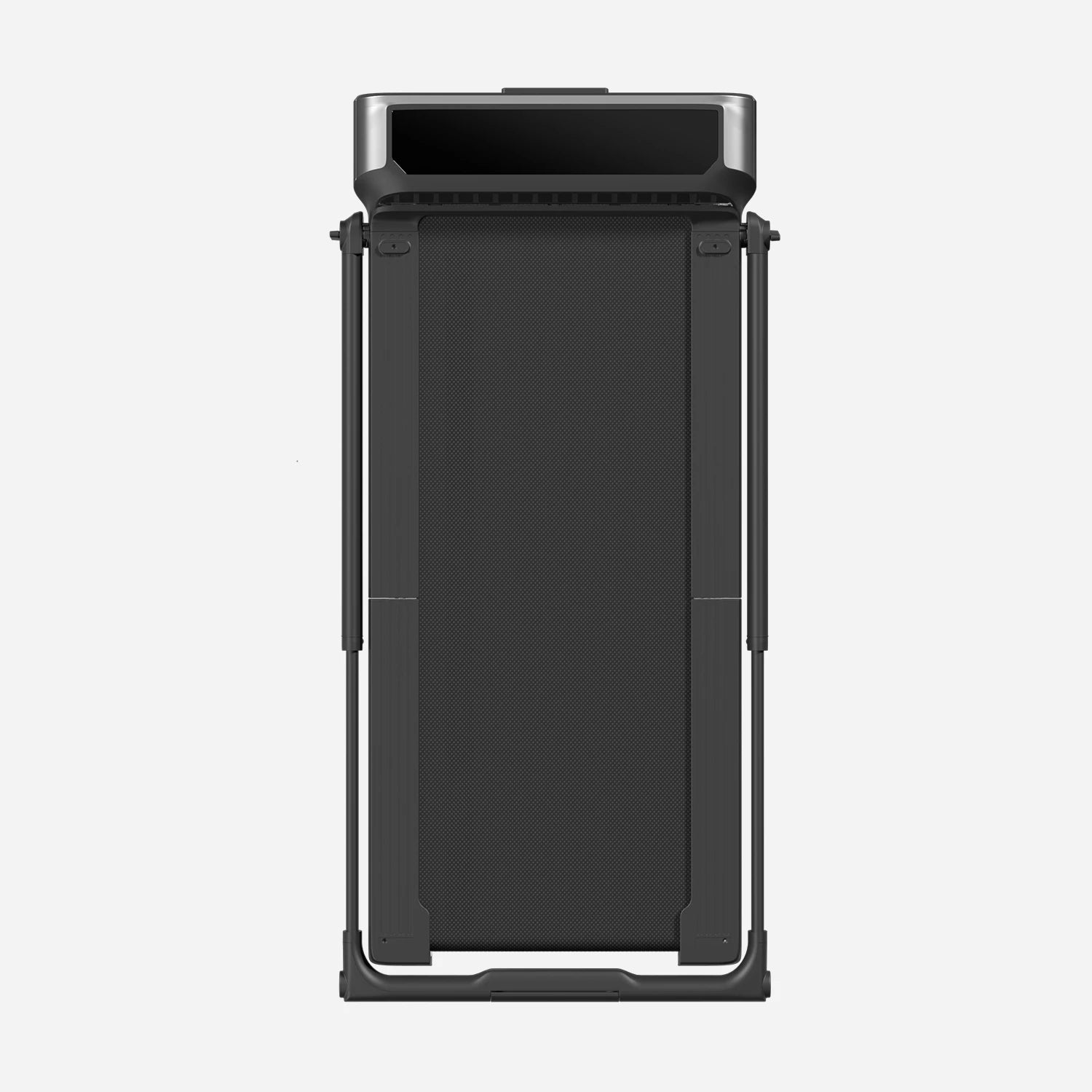 Folded black WalkingPad R3 Hybrid treadmill in a manufacturer-supplied product image.